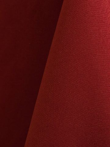 Cherry Red Polyester Square Tablecloths