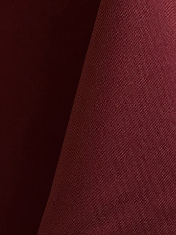 Burgundy Polyester Tablecloth