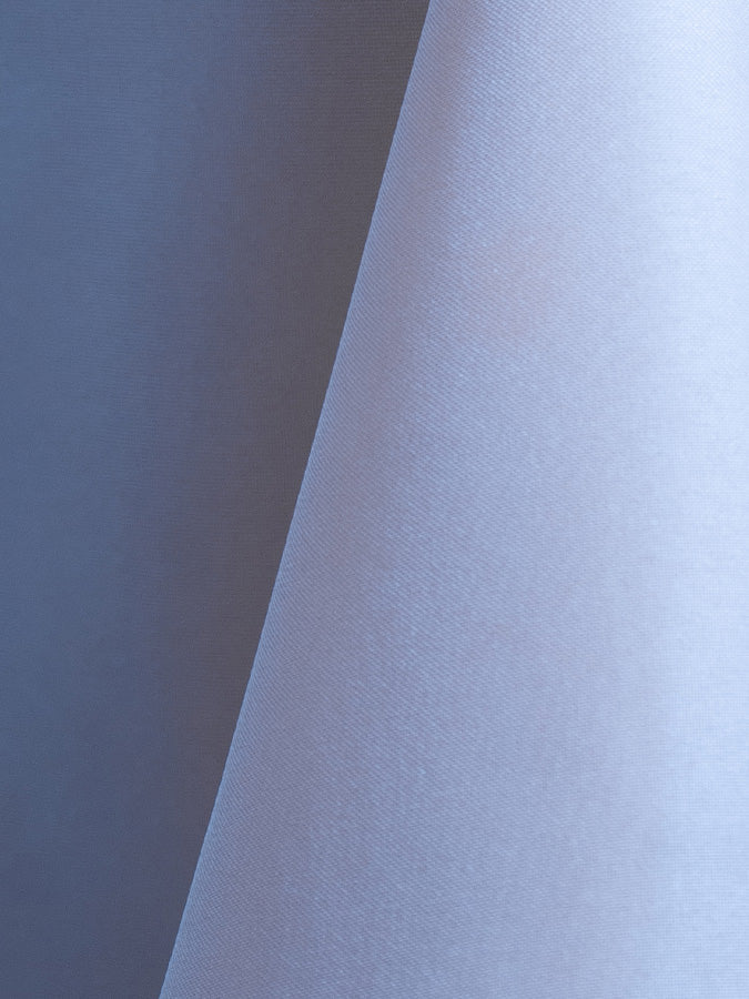Light Blue Polyester Round Tablecloths