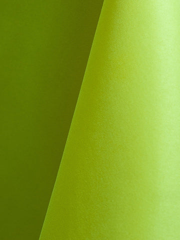 Neon Green Polyester Square Tablecloths