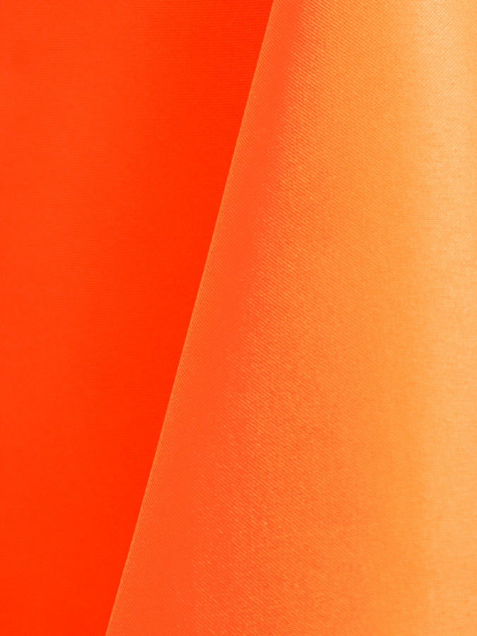Neon Orange Polyester Table Runner