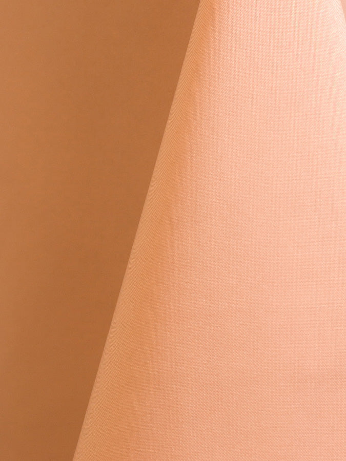 Peach Polyester Round Tablecloths