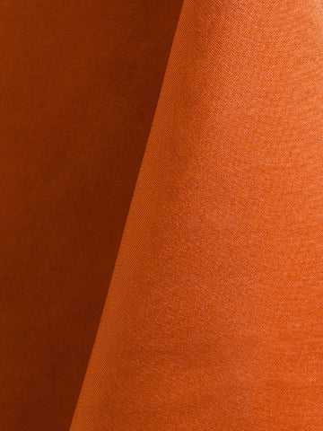 Pumpkin Polyester Square Tablecloths