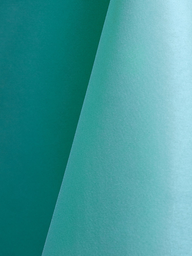 Turquoise Polyester Round Tablecloths